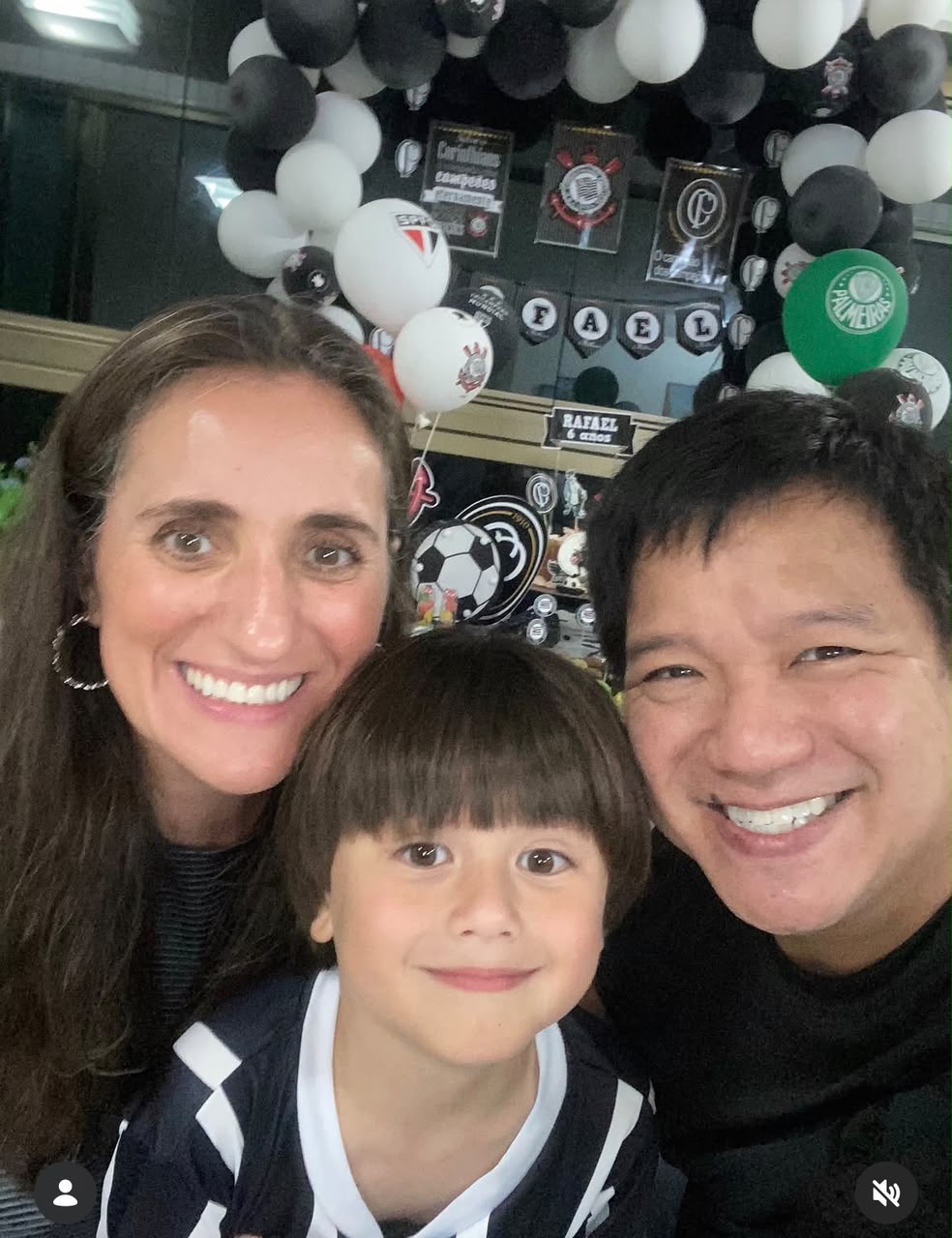 Herings, Tatiana Spalone e o Rafa com a Biciquetinha